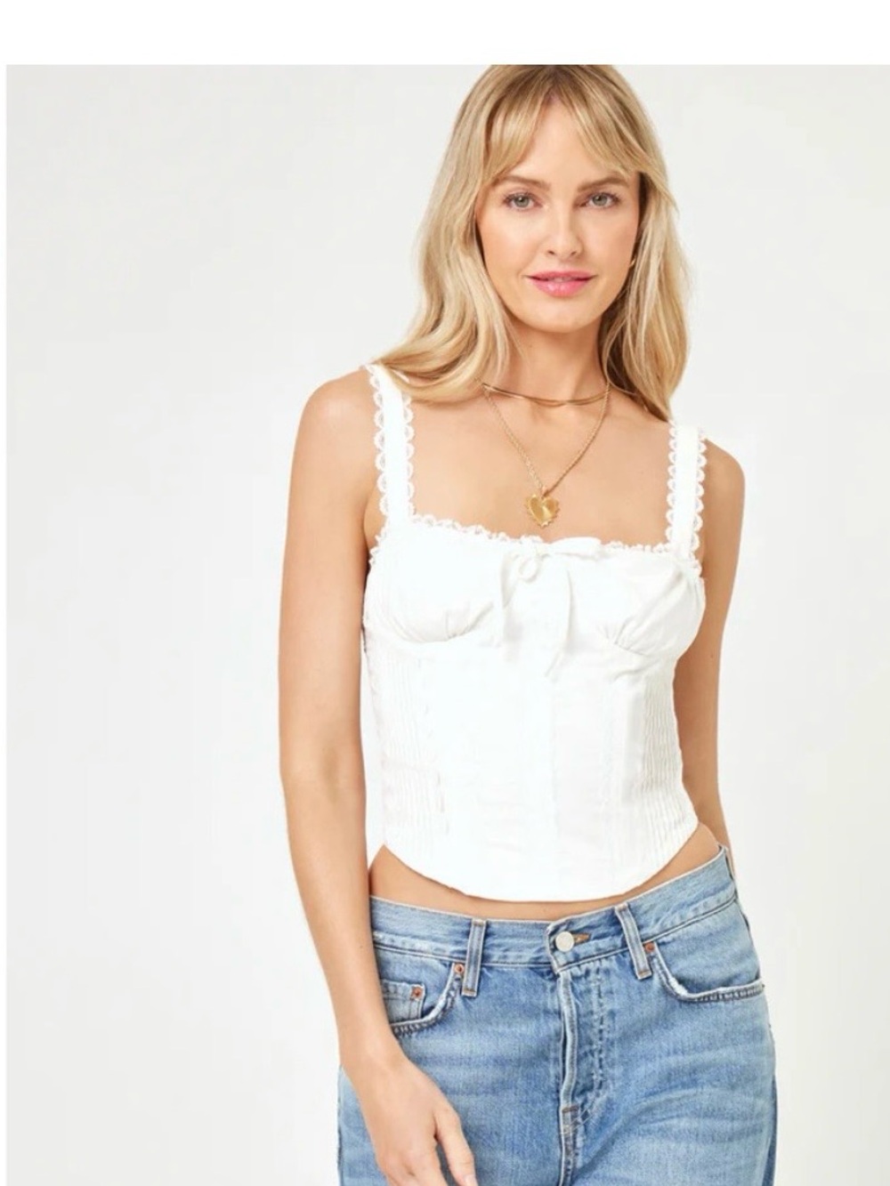 L* Space corset top